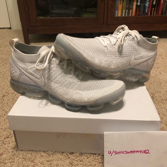 nike air vapormax flyknit 2 pure platinum